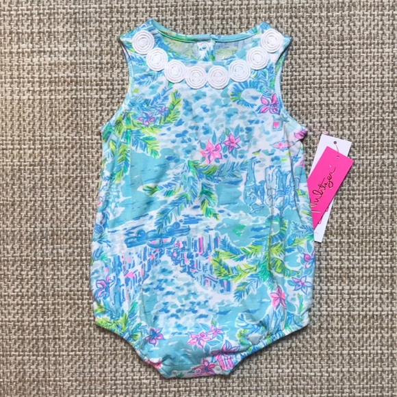 Lilly Pulitzer Bubble Romper (size 3-6m)